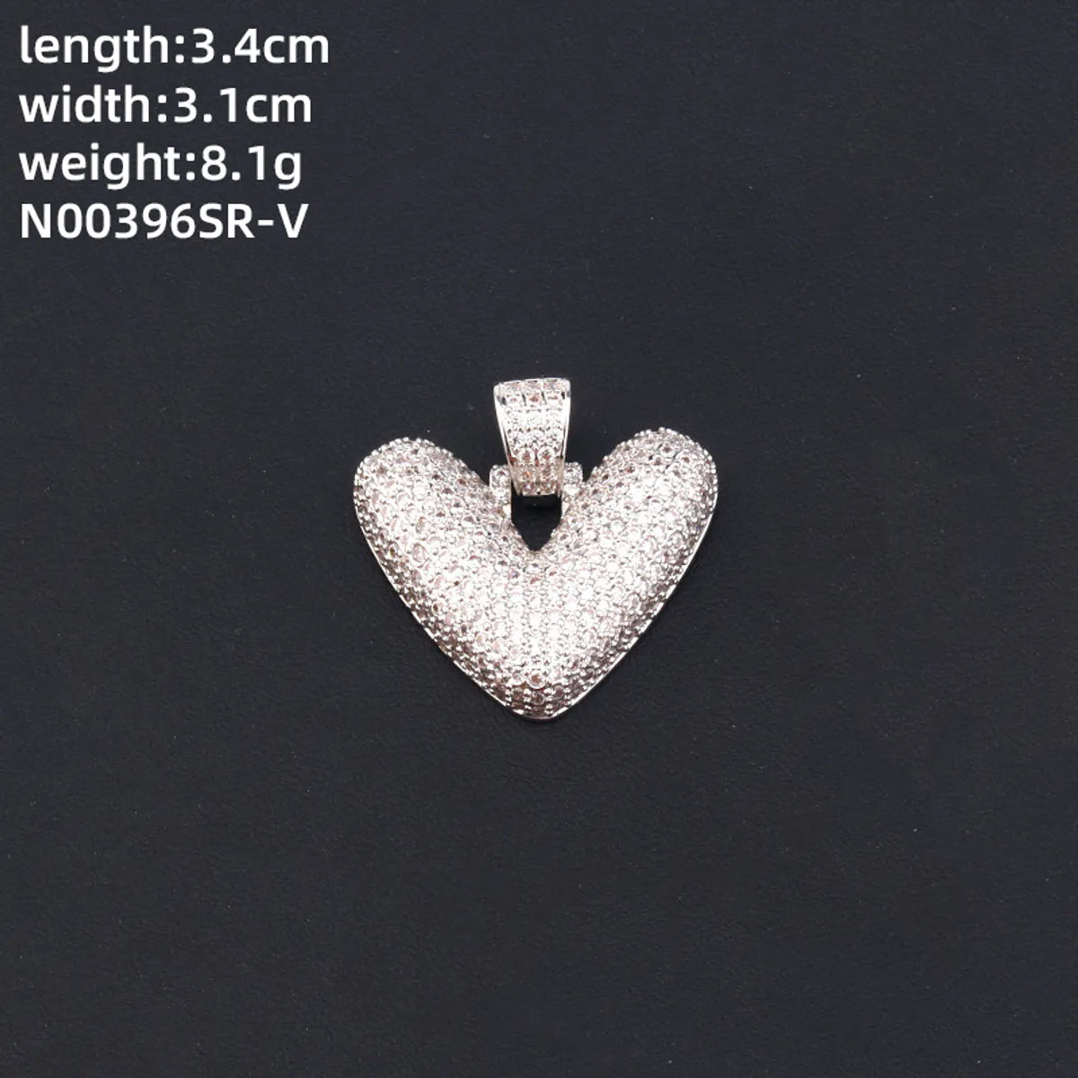 304 Stainless Steel Copper K Gold Plated Rhodium Plated Hip-Hop Cool Style Inlay Letter Square Zircon Charms Necklace