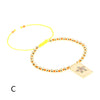 Hip-Hop Cross Heart Shape Copper Handmade Zircon Bracelets 1 Piece