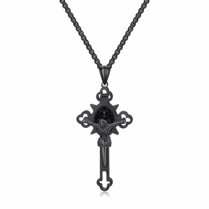 Hip-Hop Cross 304 Stainless Steel Plating Men'S