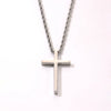 Hip-Hop Cross 304 Stainless Steel Plating Gold Plated Silver Plated Men'S Pendant Necklace