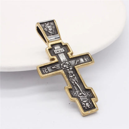 Hip-Hop Cross Titanium Steel Men'S