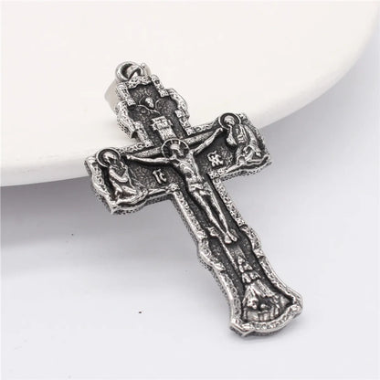 Hip-Hop Cross Titanium Steel Men'S