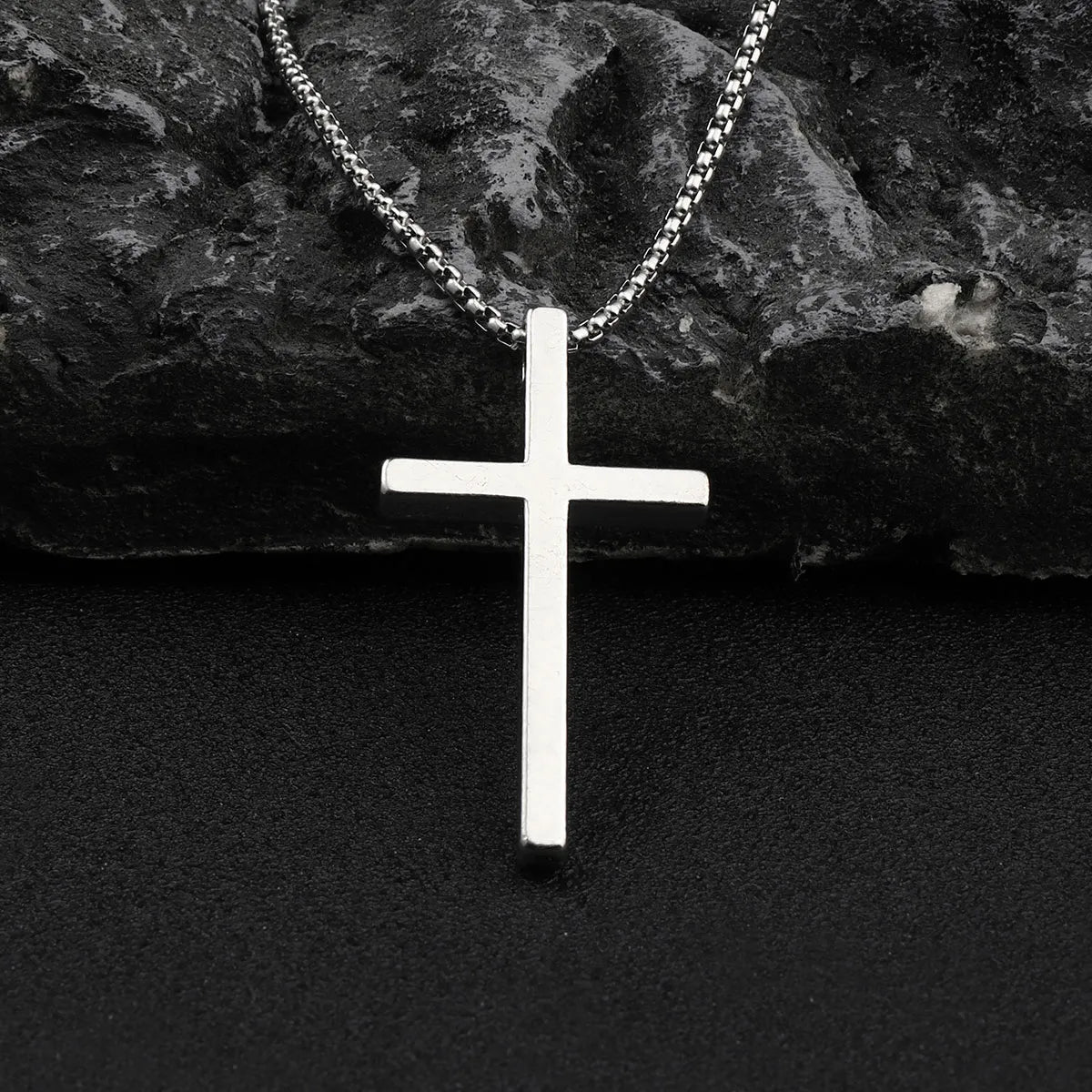 Wholesale Jewelry Hip-Hop Cross Zinc Alloy Gold Plated Plating Pendant Necklace