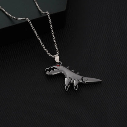 Hip-hop Dinosaur Alloy Titanium Steel Unisex Pendant Necklace