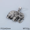 Hip-Hop Elephant 304 Stainless Steel Plating 18K Gold Plated Men'S Pendant Necklace