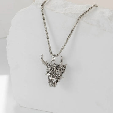 Hip-hop Exaggerated Animal Cattle Alloy Plating Women's Pendant Necklace