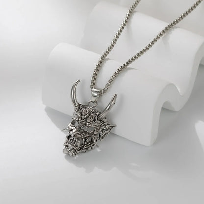 Hip-hop Exaggerated Animal Cattle Alloy Plating Women's Pendant Necklace