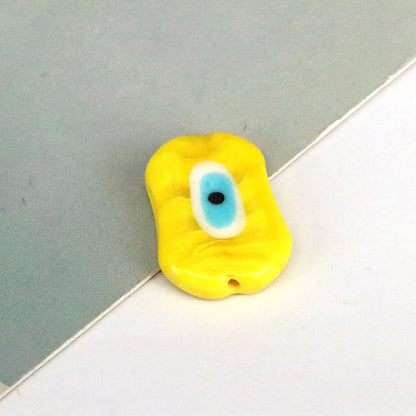 1 Piece 18 * 25mm Glass Eye Beads