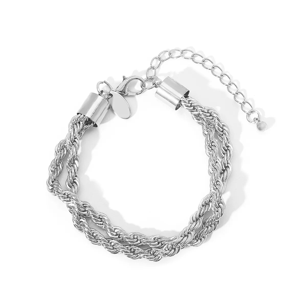 Hip-Hop Fashion Geometric Ferroalloy Wholesale Bracelets