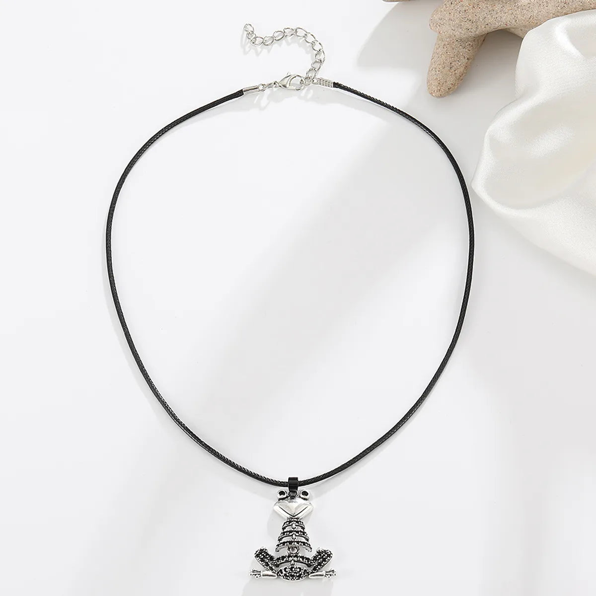 Hip-hop Frog Alloy Plating Necklace