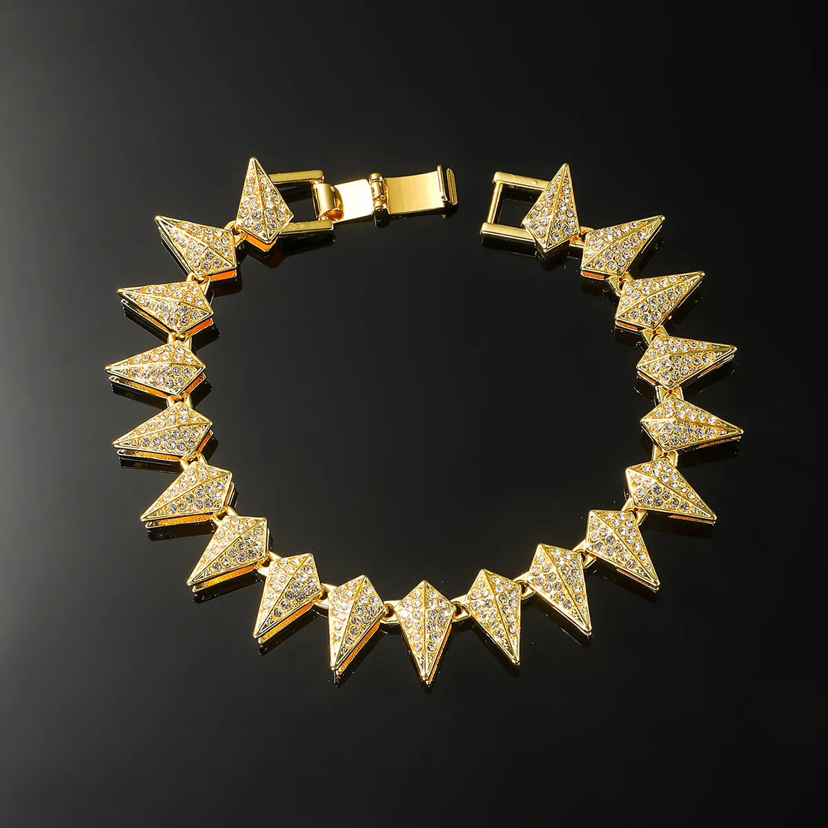 Hip-Hop Geometric Alloy  Men'S Bracelets