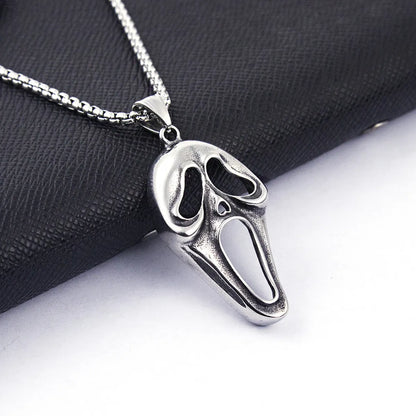 Hip-Hop Geometric Alloy Stoving Varnish Men'S Necklace