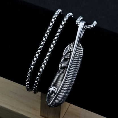 Hip-Hop Geometric Alloy Stoving Varnish Men'S Necklace