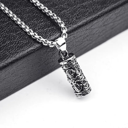 Hip-Hop Geometric Alloy Stoving Varnish Men'S Necklace