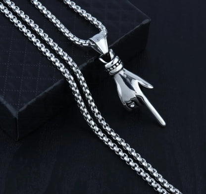 Hip-Hop Geometric Alloy Stoving Varnish Men'S Necklace