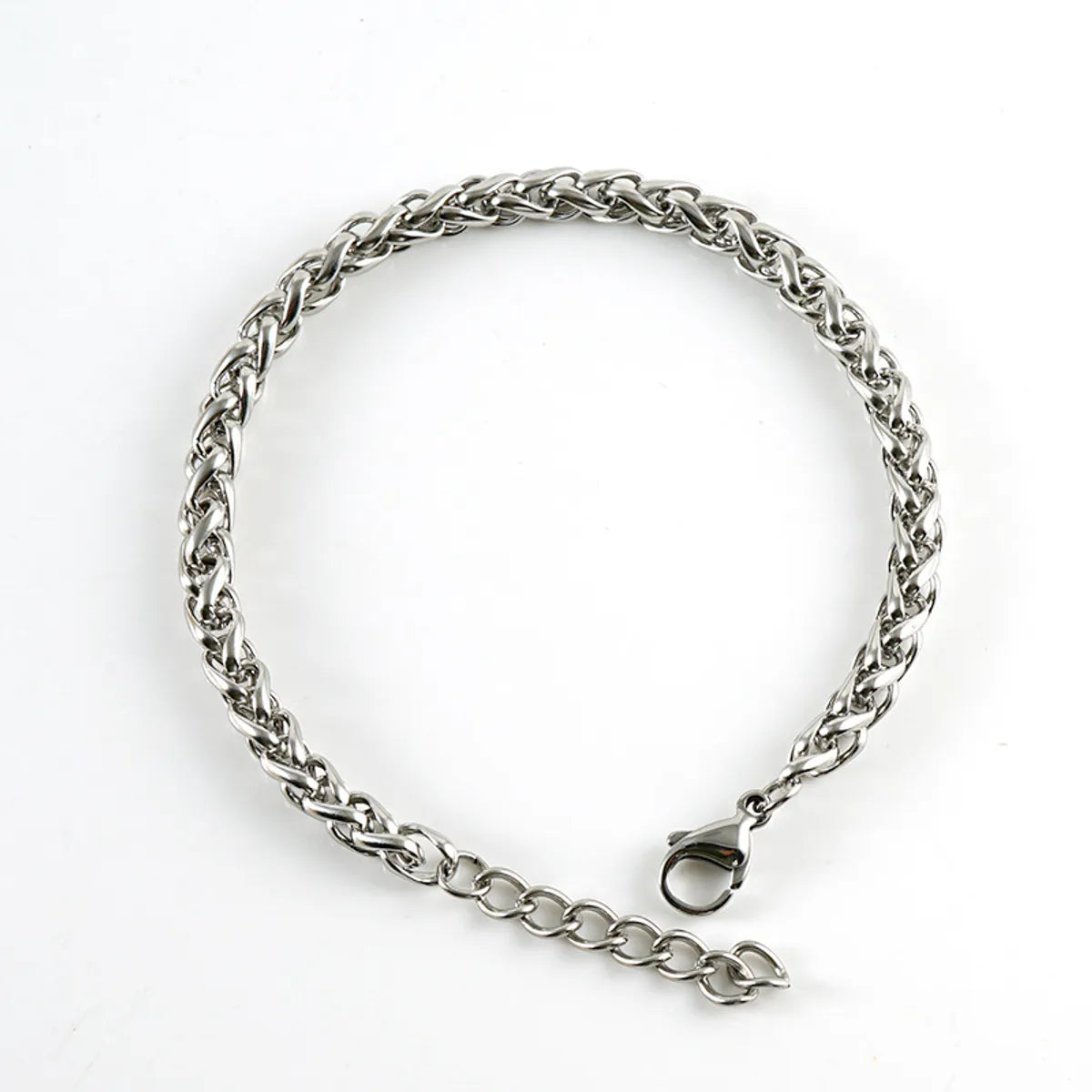 Hip-hop Geometric Stainless Steel Bracelets 1 Piece