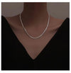 Hip-Hop Geometric Stainless Steel Plating Necklace 1 Piece