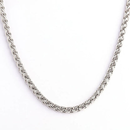 Hip-Hop Geometric Stainless Steel Polishing Unisex Necklace