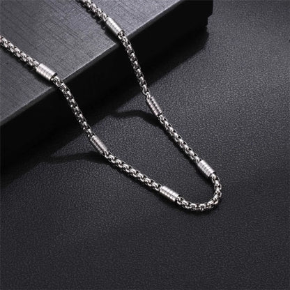 Hip-Hop Geometric Stainless Steel Unisex Necklace