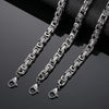 Hip-Hop Geometric Titanium Steel Men'S Necklace 1 Piece