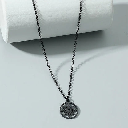 Hip-Hop Geometric Alloy Plating Unisex Pendant Necklace