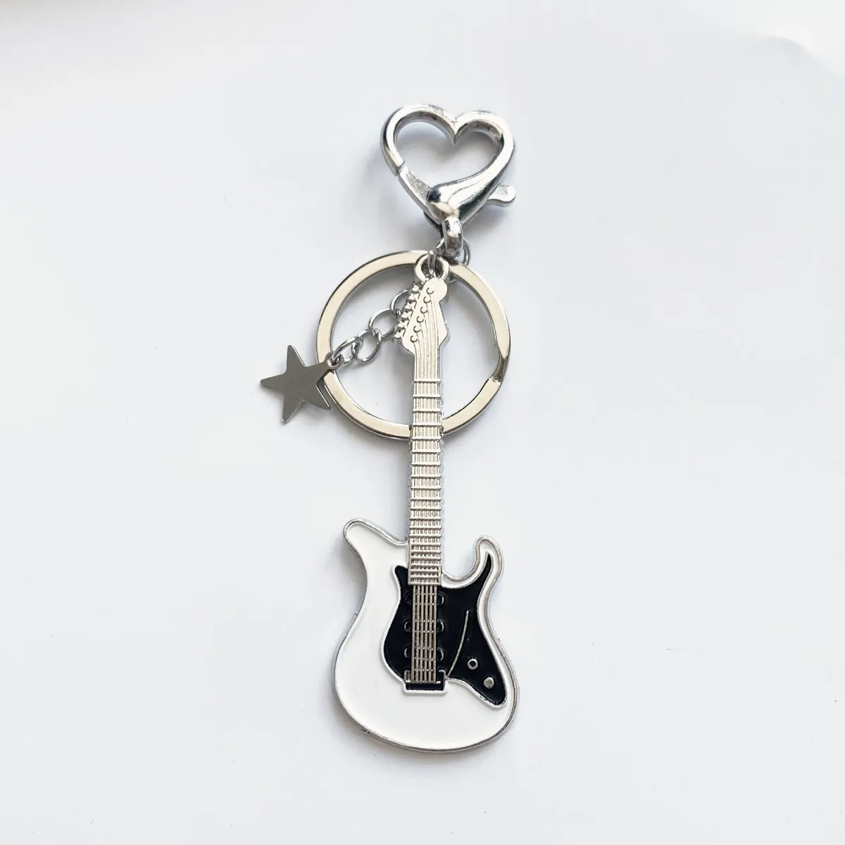 Hip-Hop Guitar Alloy Plating Bag Pendant Keychain