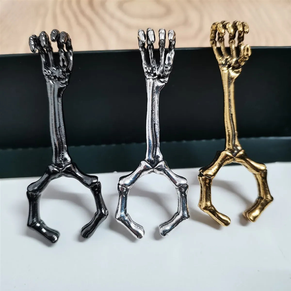 Hip-Hop Hand Alloy Plating Men'S Rings