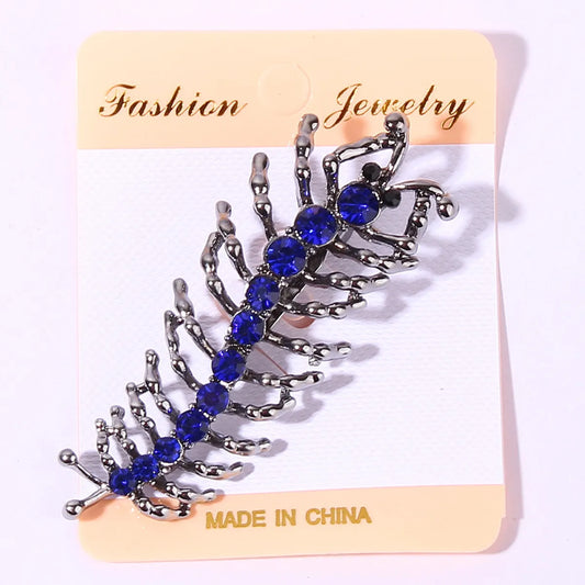 Hip-Hop Insect Alloy Inlay Rhinestones Women'S Brooches