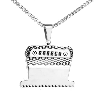 Hip-Hop Letter Stainless Steel Unisex Pendant Necklace