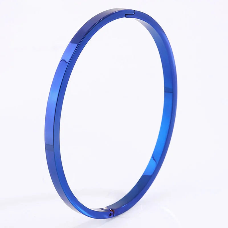 Hip-Hop Multicolor Titanium Steel Bangle In Bulk