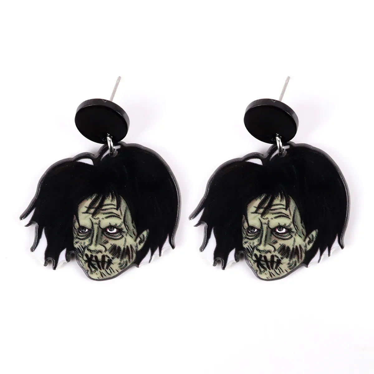 Hip-Hop Novelty Human Arylic Women'S Earrings