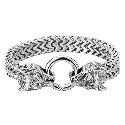 Hip-hop Punk Animal Titanium Steel Plating Bracelets