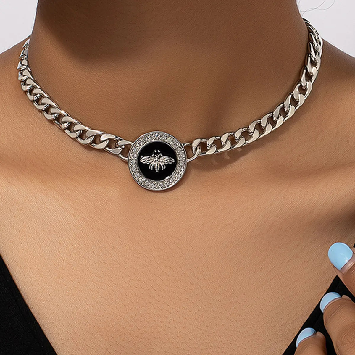 Hip-hop Punk Cool Style Bee Alloy Wholesale Choker