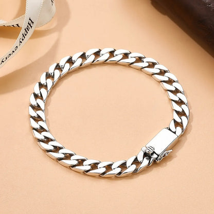 Hip-Hop Punk Geometric Alloy Plating Men'S Bracelets