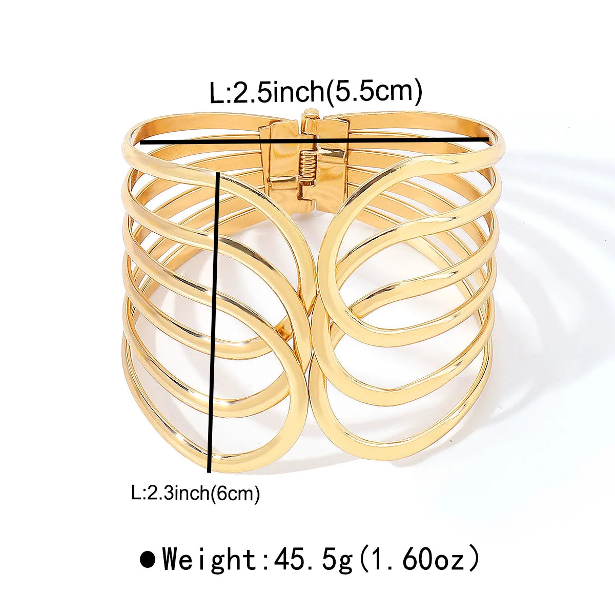 Hip-Hop Punk Solid Color Alloy Plating Women'S Bangle