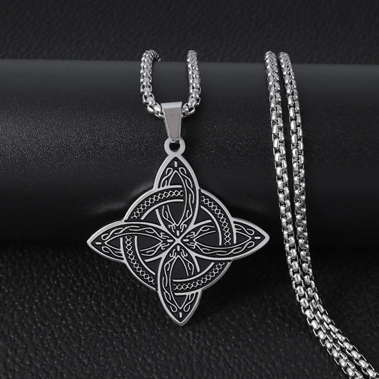 Hip-Hop Punk Symbol Stainless Steel Pendant Necklace