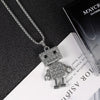 Hip-Hop Rabbit Bear Alloy Titanium Steel Wholesale Pendant Necklace Sweater Chain