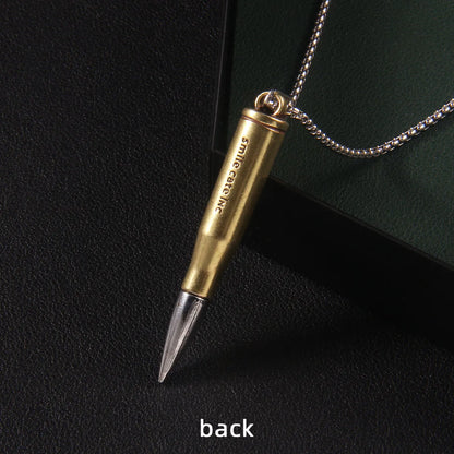 Hip-Hop Retro Bullet 201 Stainless Steel Zinc Alloy Men'S Sweater Chain