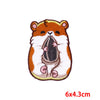 Hip-Hop Retro Cat Embroidery Thread Cloth Sticker 1 Piece