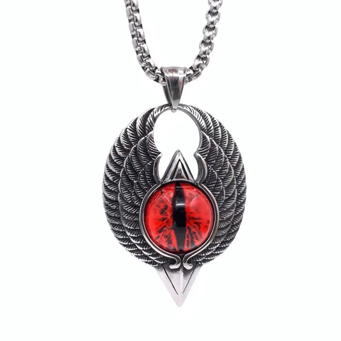 Hip-Hop Retro Color Block 304 Stainless Steel Men'S Pendant Necklace