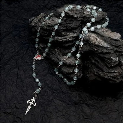 Hip-Hop Retro Cross Alloy Shell Wholesale Pendant Necklace