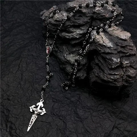 Hip-Hop Retro Cross Alloy Shell Wholesale Pendant Necklace