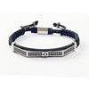 Hip-Hop Retro Crown Copper Inlay Zircon Men'S Bracelets