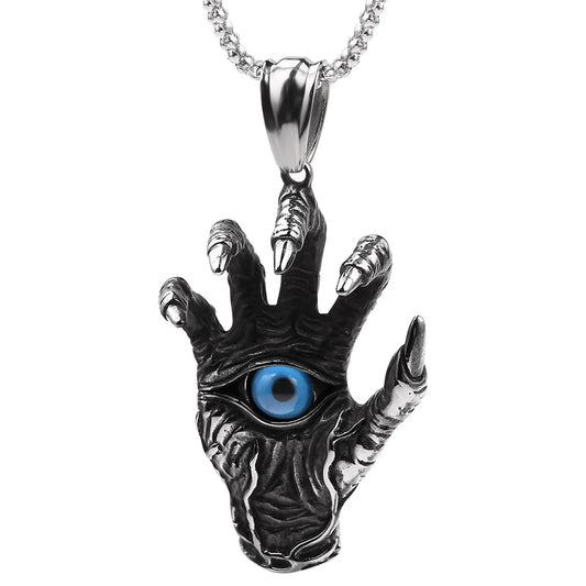 Hip-Hop Retro Devil'S Eye Alloy Plating Men'S Pendant Necklace