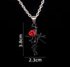 Hip-Hop Retro Flower 201 Stainless Steel Zinc Alloy Plating Unisex Pendant Necklace