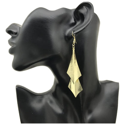 Hip-hop Retro Geometric Alloy Plating Women's Drop Earrings