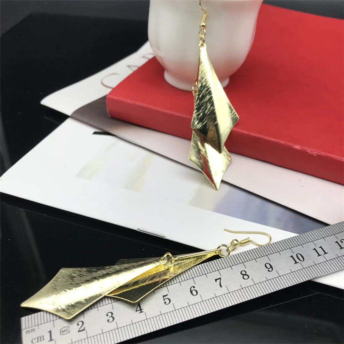 Hip-hop Retro Geometric Alloy Plating Women's Drop Earrings