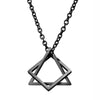 Hip-Hop Retro Plaid Alloy Men'S Pendant Necklace