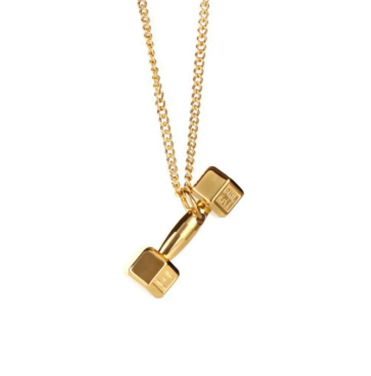 Hip-Hop Retro Plaid Alloy Men'S Pendant Necklace