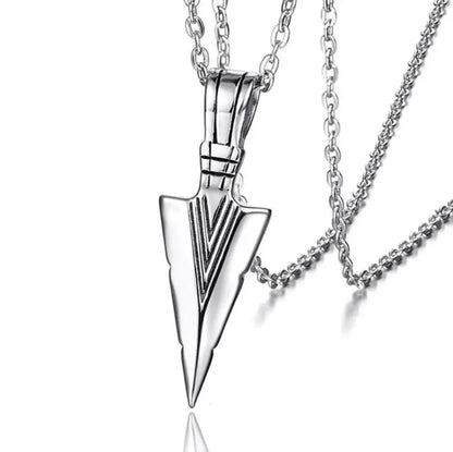 Hip-Hop Retro Plaid Alloy Men'S Pendant Necklace